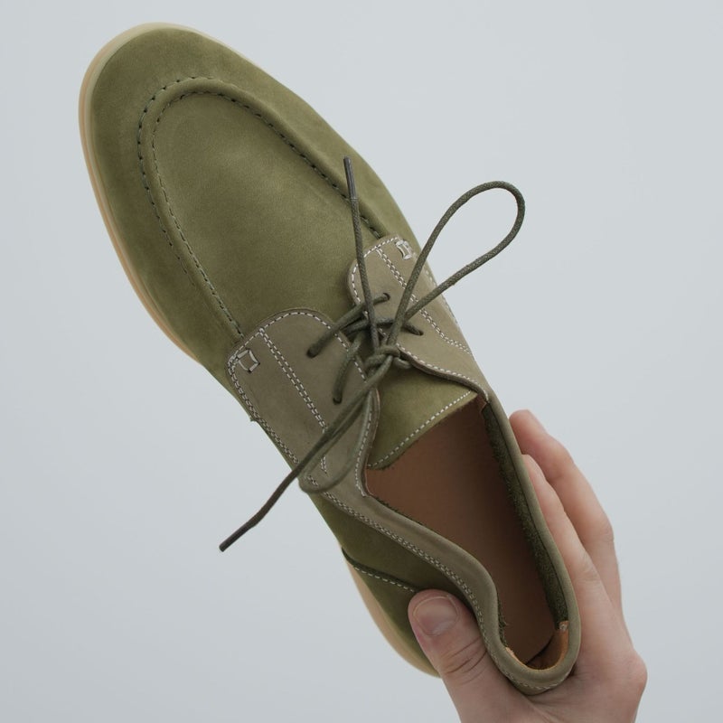 A Generation Of Vintage Men'S And Women'S Summer Low-Top Tooling Shoes British Style Japanese Casual Leather Soft-Soled Sailing Shoes - Image 3